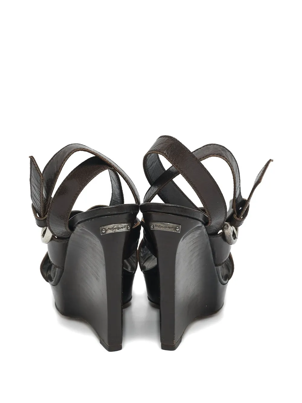 Pre-owned Saint Laurent 1132908 Brown