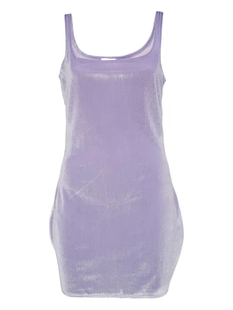 Super pre-owned stretch-velvet mini dress