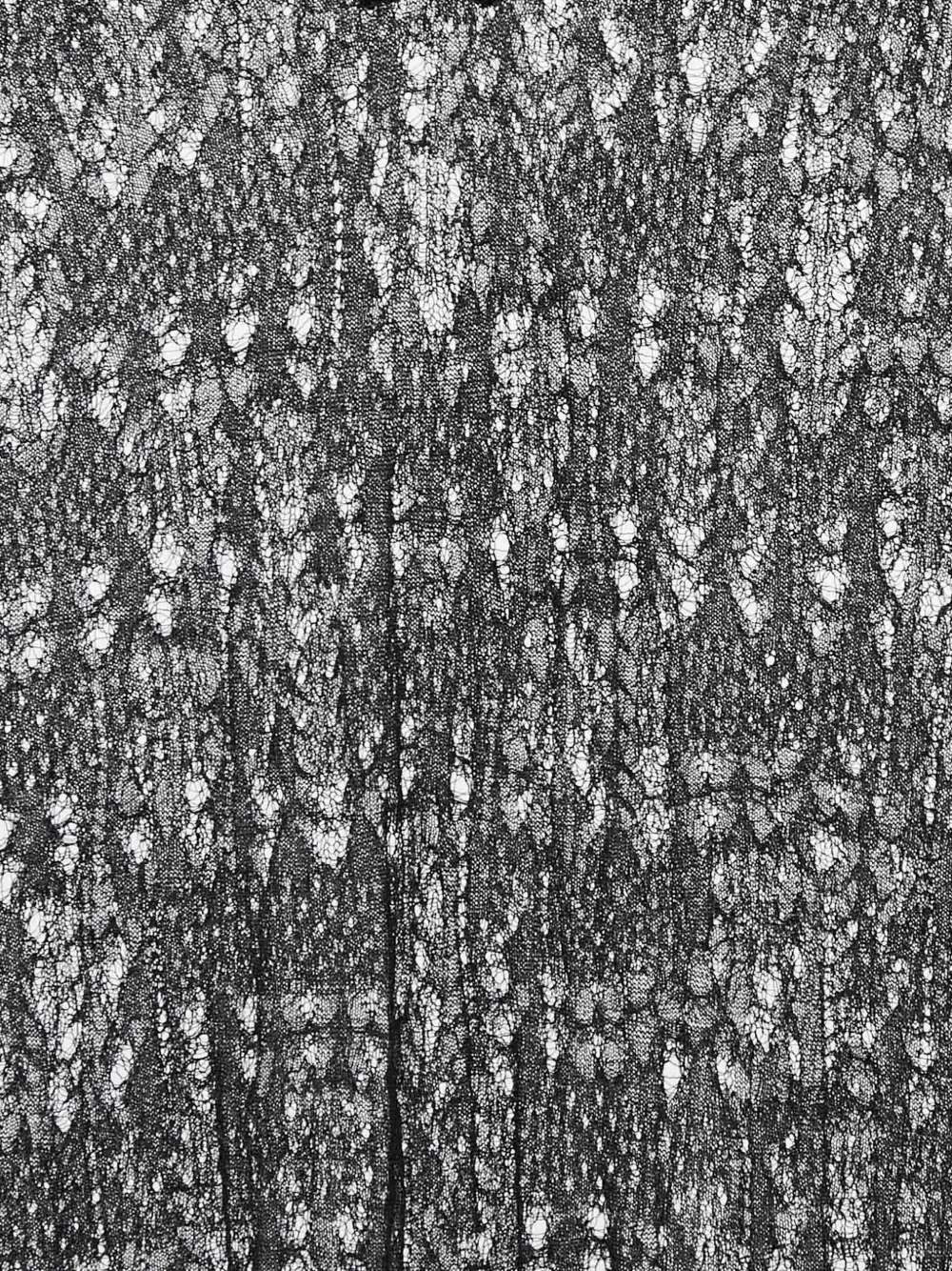 Saint Laurent Pre-Owned 2021 gebreide jurk met kant - Grijs