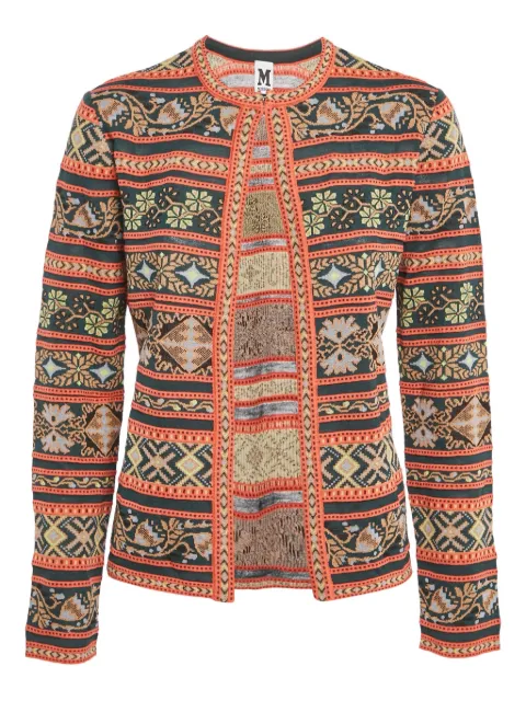 Missoni Pre-Owned striped-knit long-sleeved cardigan