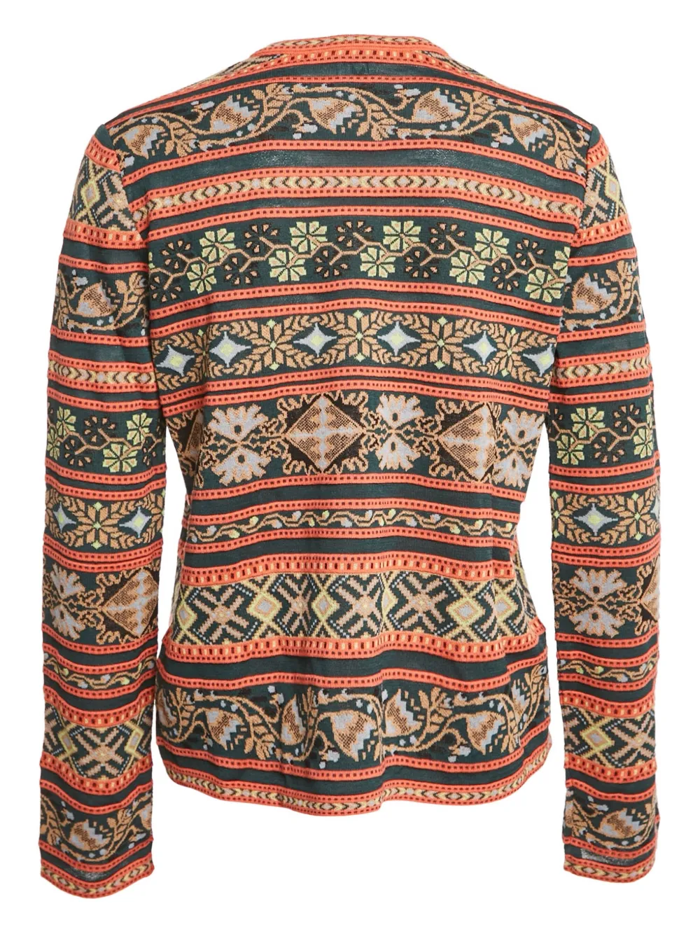 Missoni Pre-Owned striped-knit long-sleeved cardigan | Image 2