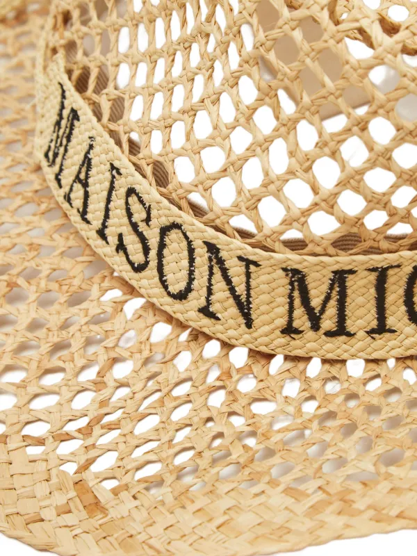 Maison Michel Straw Hat | Neutrals | FARFETCH