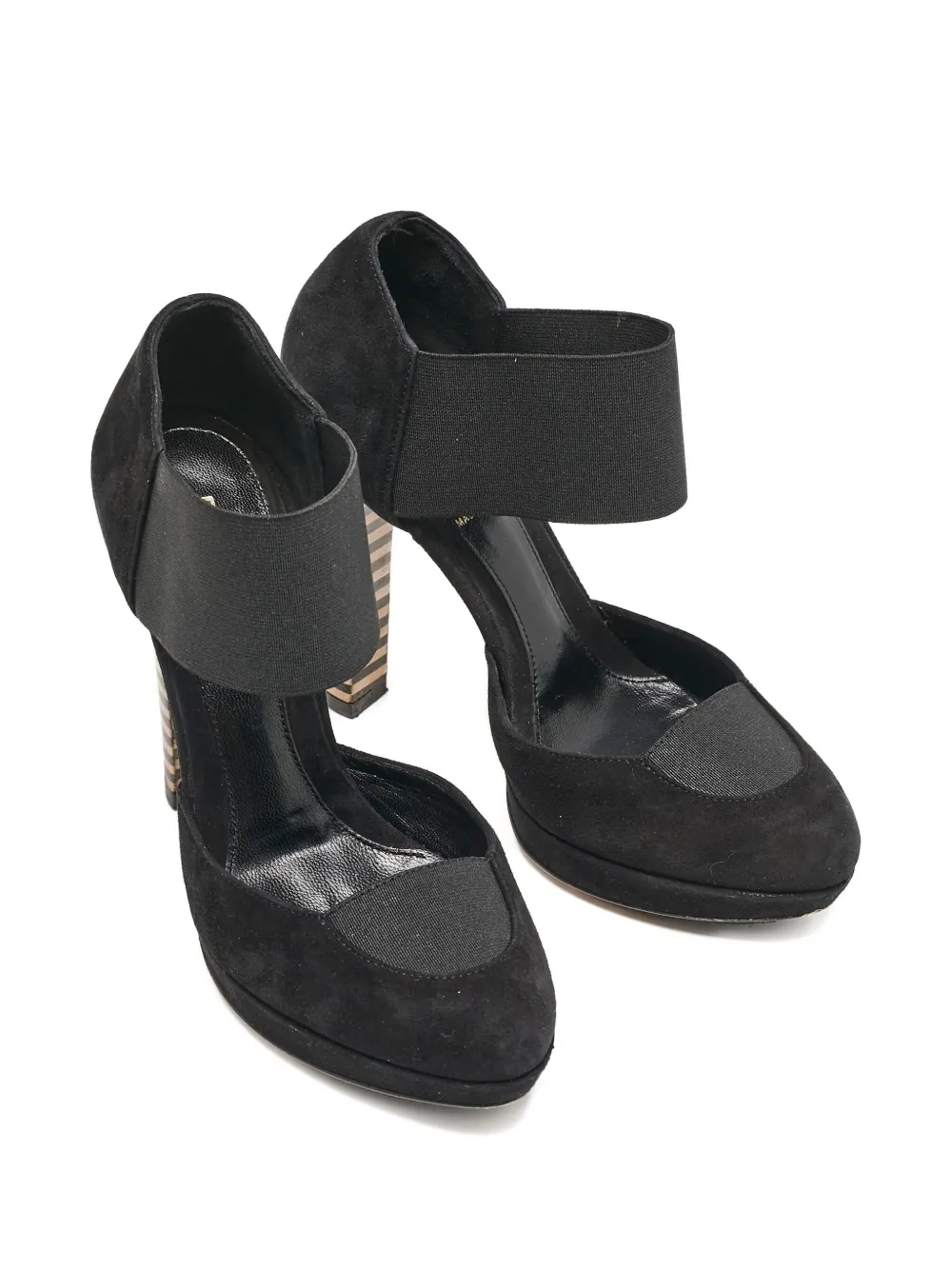 Fendi Pre-Owned Suède pumps - Zwart