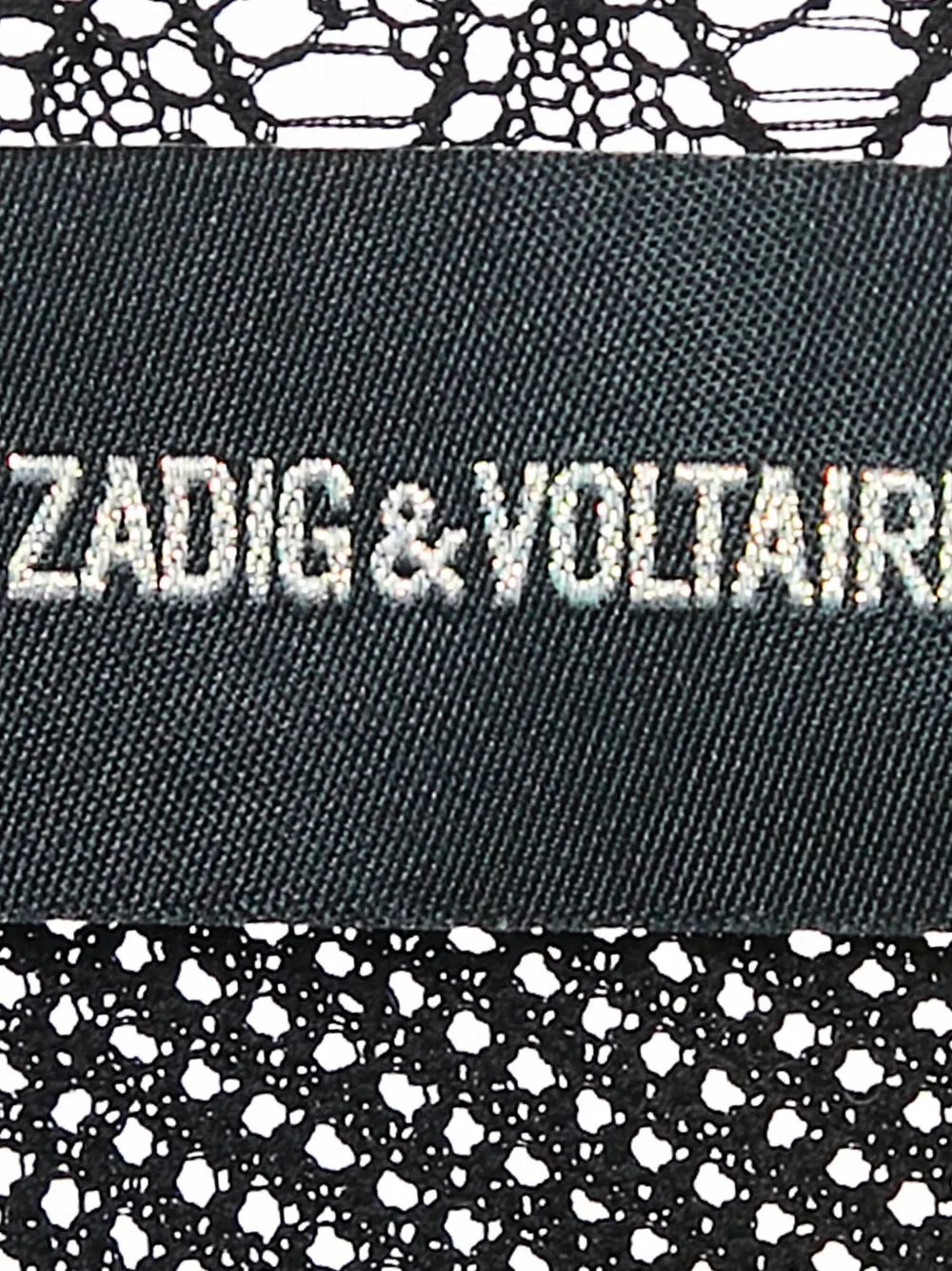Pre-owned Zadig & Voltaire Crochet-knit Cardigan In Black