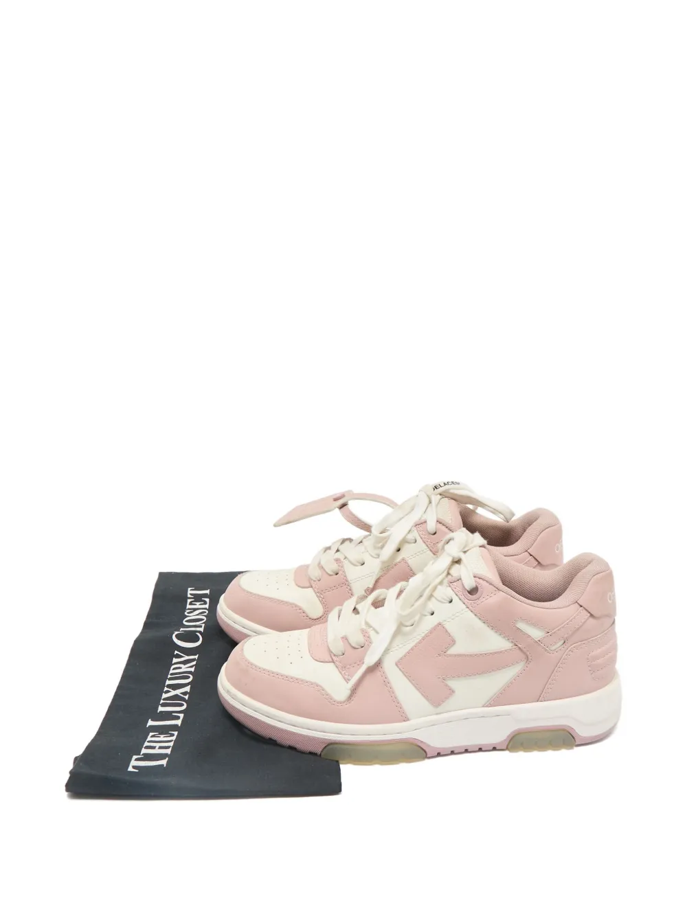 OFF-WHITE Pre-owned Hg Runner Leather Sneakers In Pink
