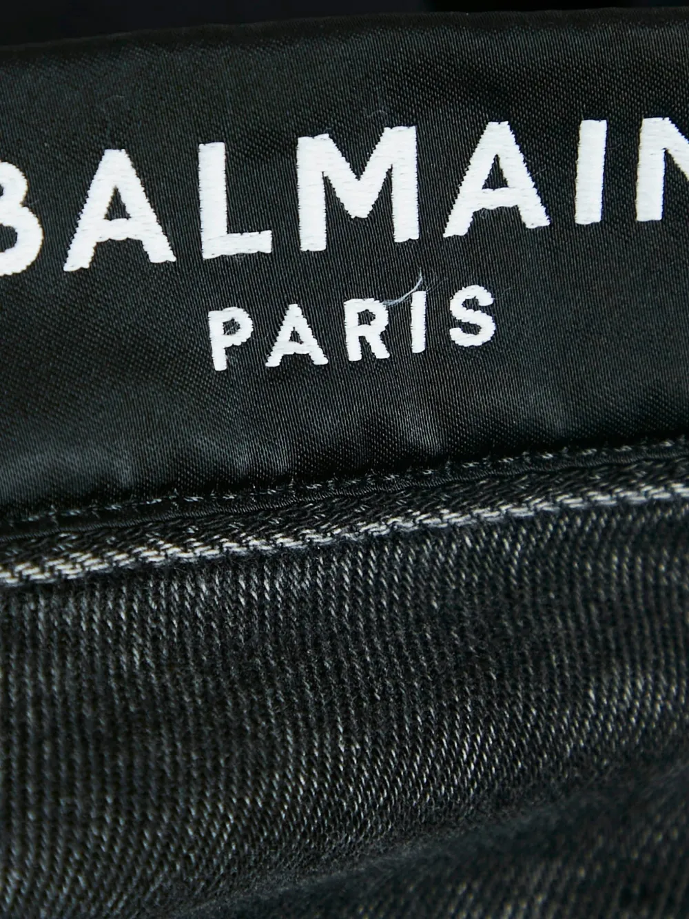 Balmain Pre-Owned zipper-detail jeans | Image 2