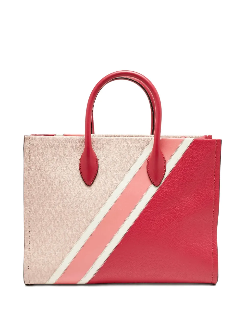 Michael Kors Vintage Mirella diagonal-stripe leather tote bag | Image 2