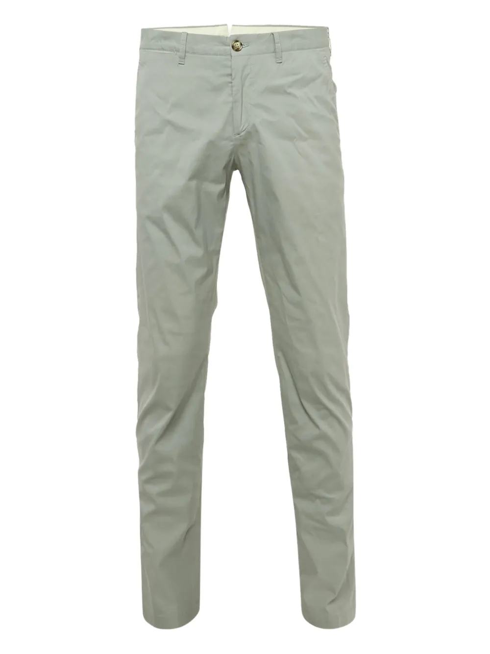 Prada Pre-Owned cotton chino trousers | Grey | Image 1