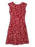 Carolina Herrera Vintage 2024 Jacquard Panel dress - Red