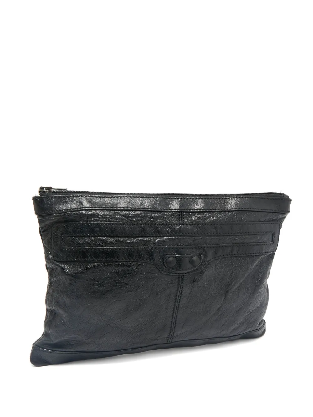 Balenciaga Pre-Owned leather clutch bag | Black | Image 1