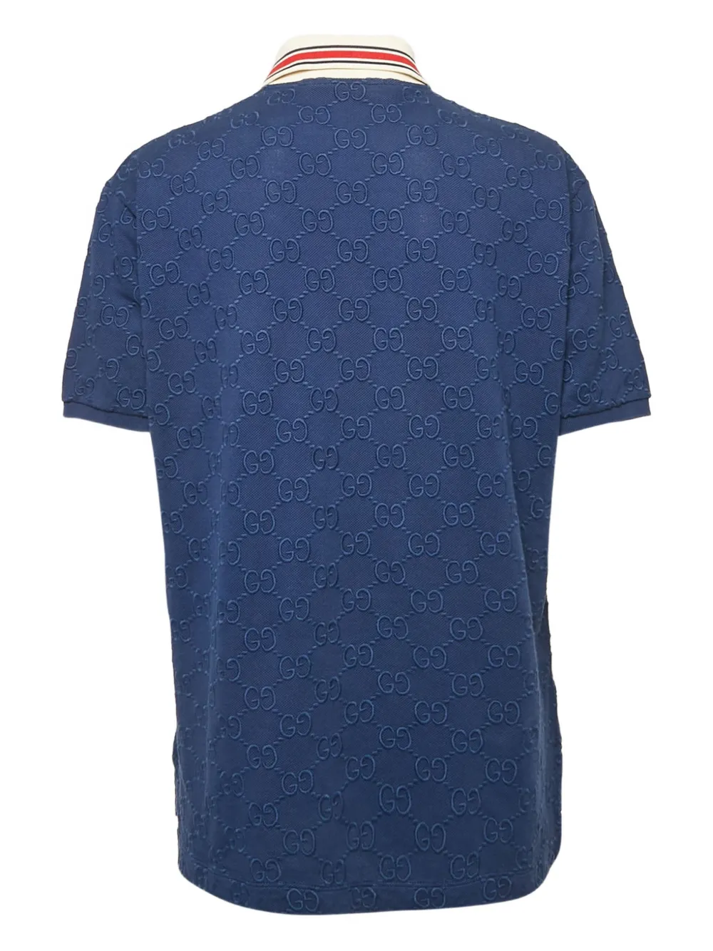 Gucci Pre-Owned GG pattern cotton polo shirt | Image 2