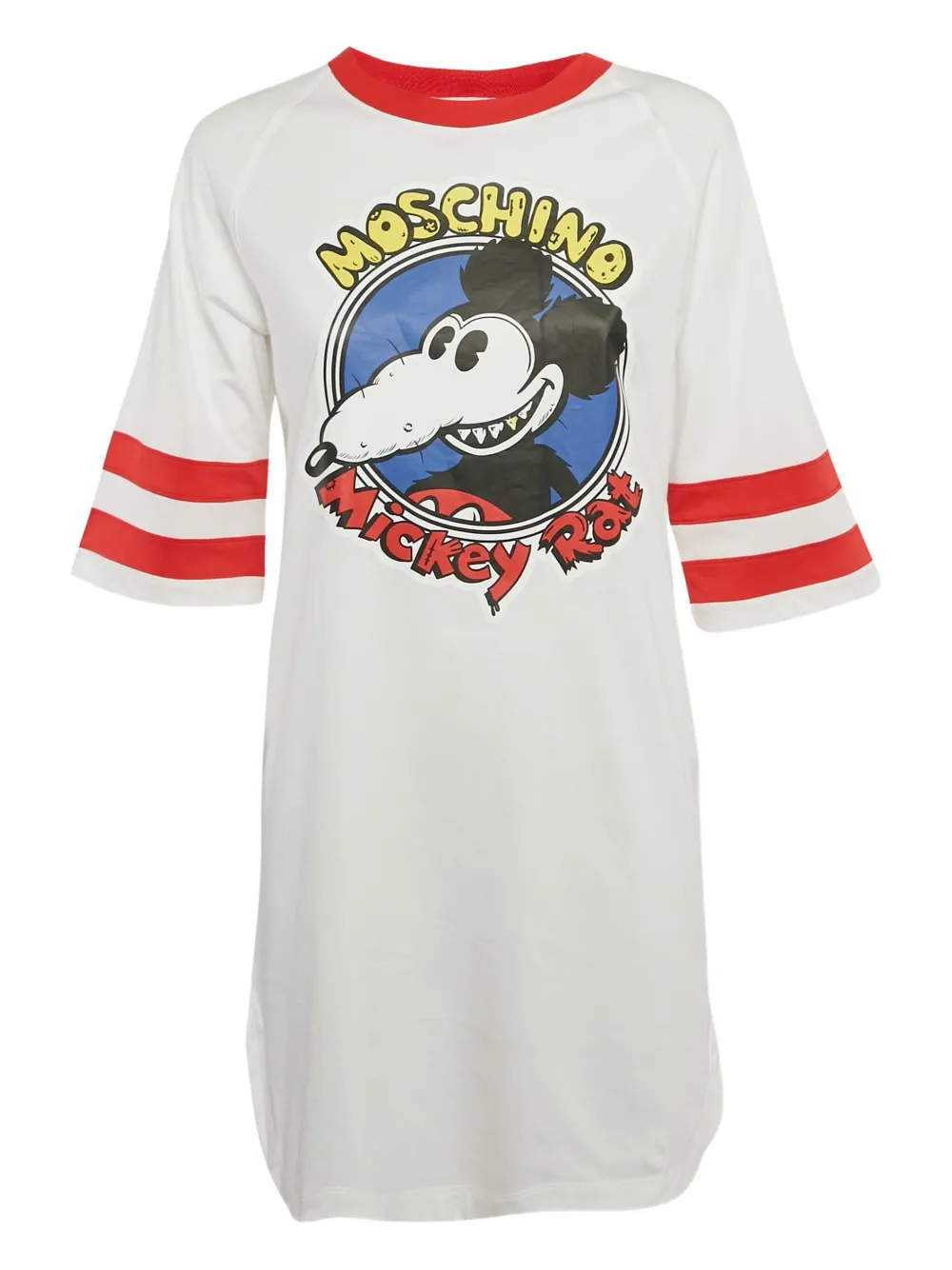 Moschino Pre-Owned Mickey Mouse midi dress | White | Image 1