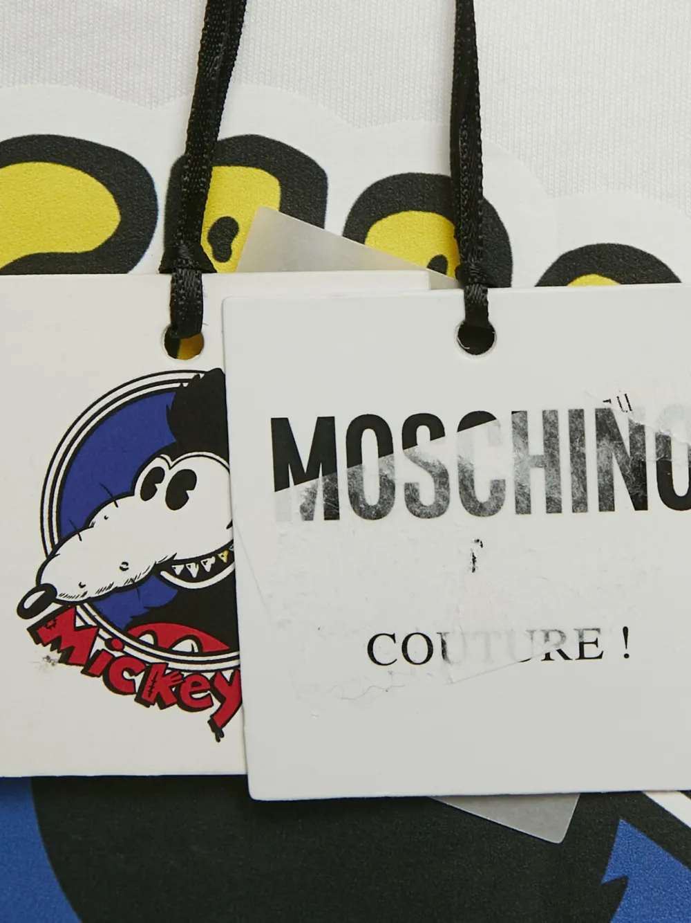 Moschino Pre-Owned Mickey Mouse midi-jurk - Wit