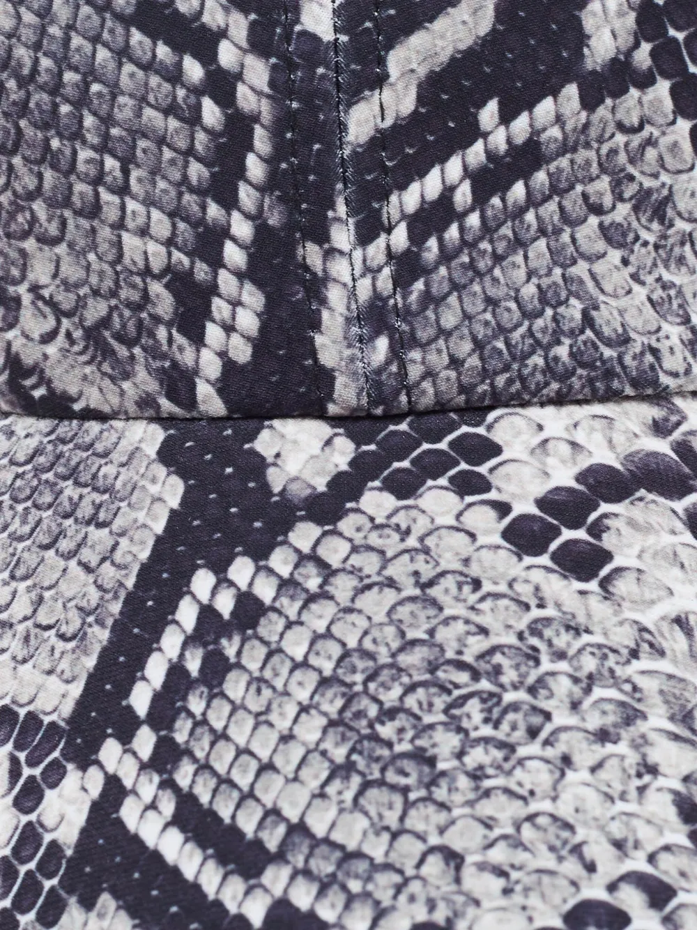 Norma Kamali Vintage snakeskin-print baseball cap | Image 2