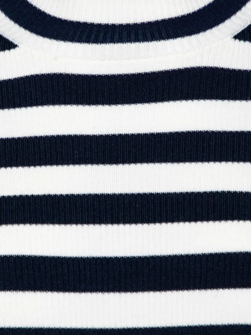 Pre-owned Tory Sport Striped Turtleneck Top In Blue