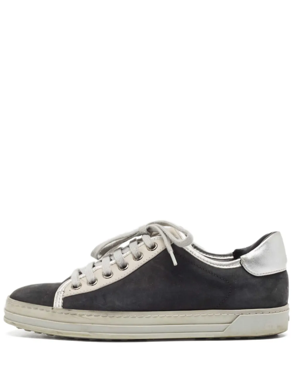 Tod's Vintage Sneakers aus Leder - Schwarz