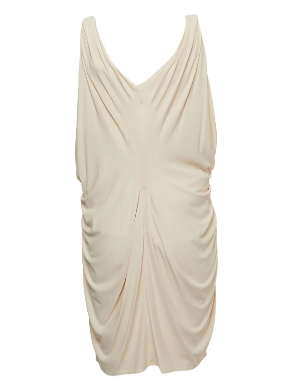Diane Von Furstenberg Vintage Gedrapeerde asymmetrische jurk - Beige
