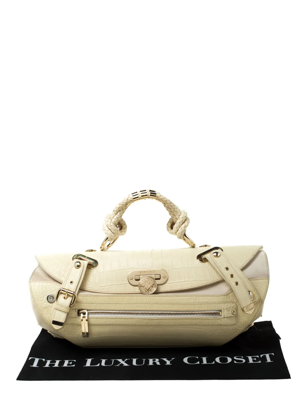 Versace Pre-Owned 213352 Cream | Neutrals | Image 1