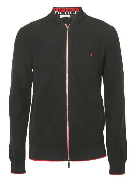 Carolina Herrera Vintage double-zip cotton cardigan