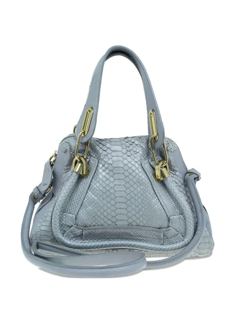 Chloé Pre-Owned python-leather tote bag