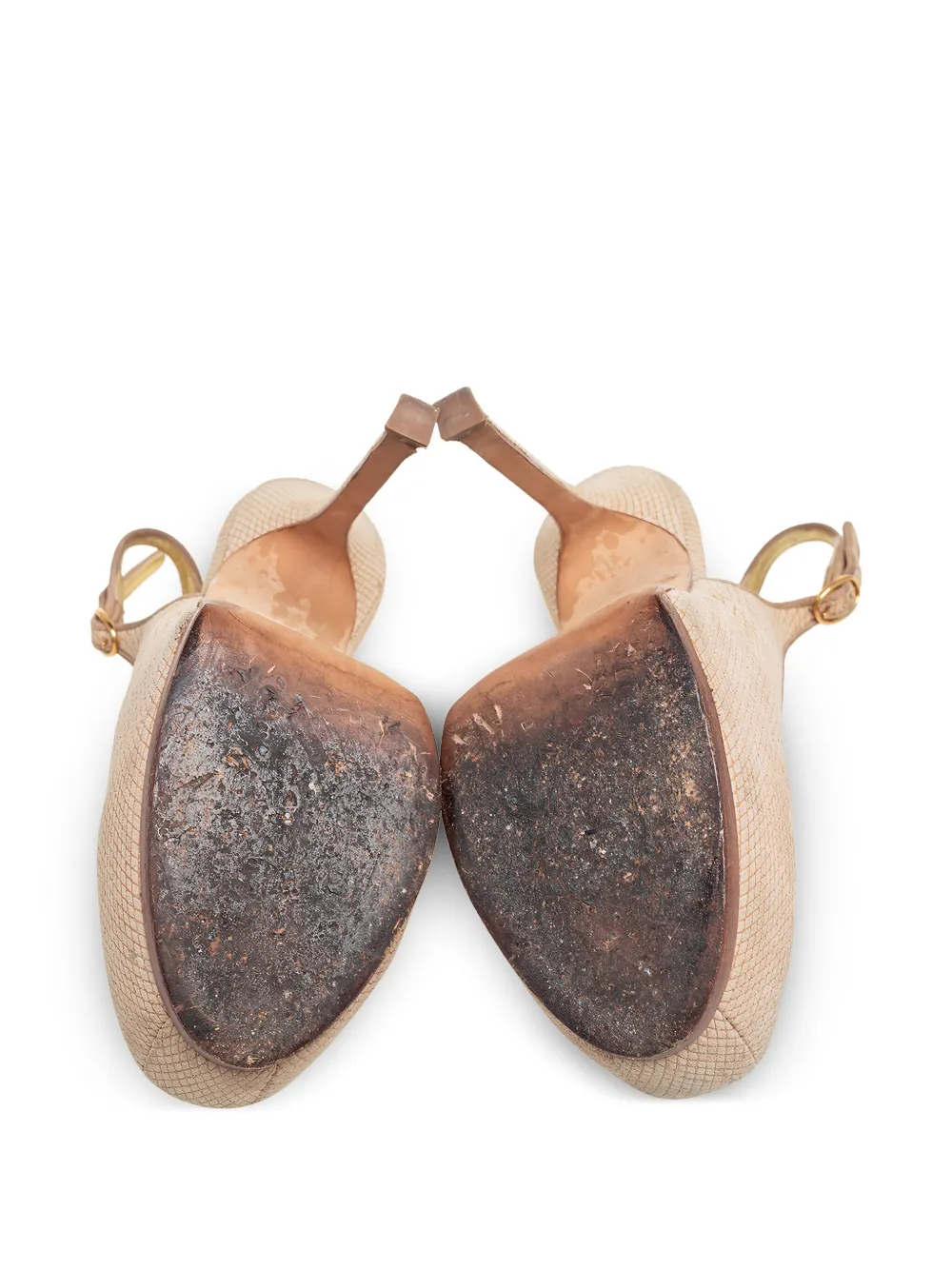 Pre-owned Saint Laurent 535928 Cream In Neutral