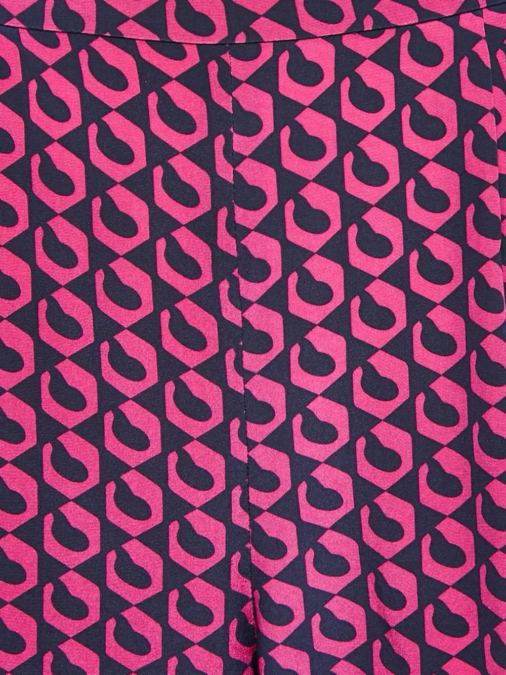 Pre-owned Diane Von Furstenberg Vintage 1064271 Pink