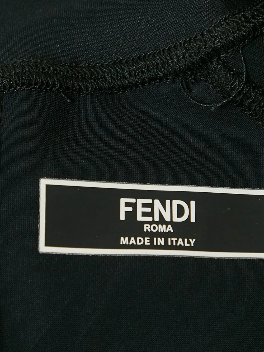 Fendi Pre-Owned Jumpsuit met logo - Zwart