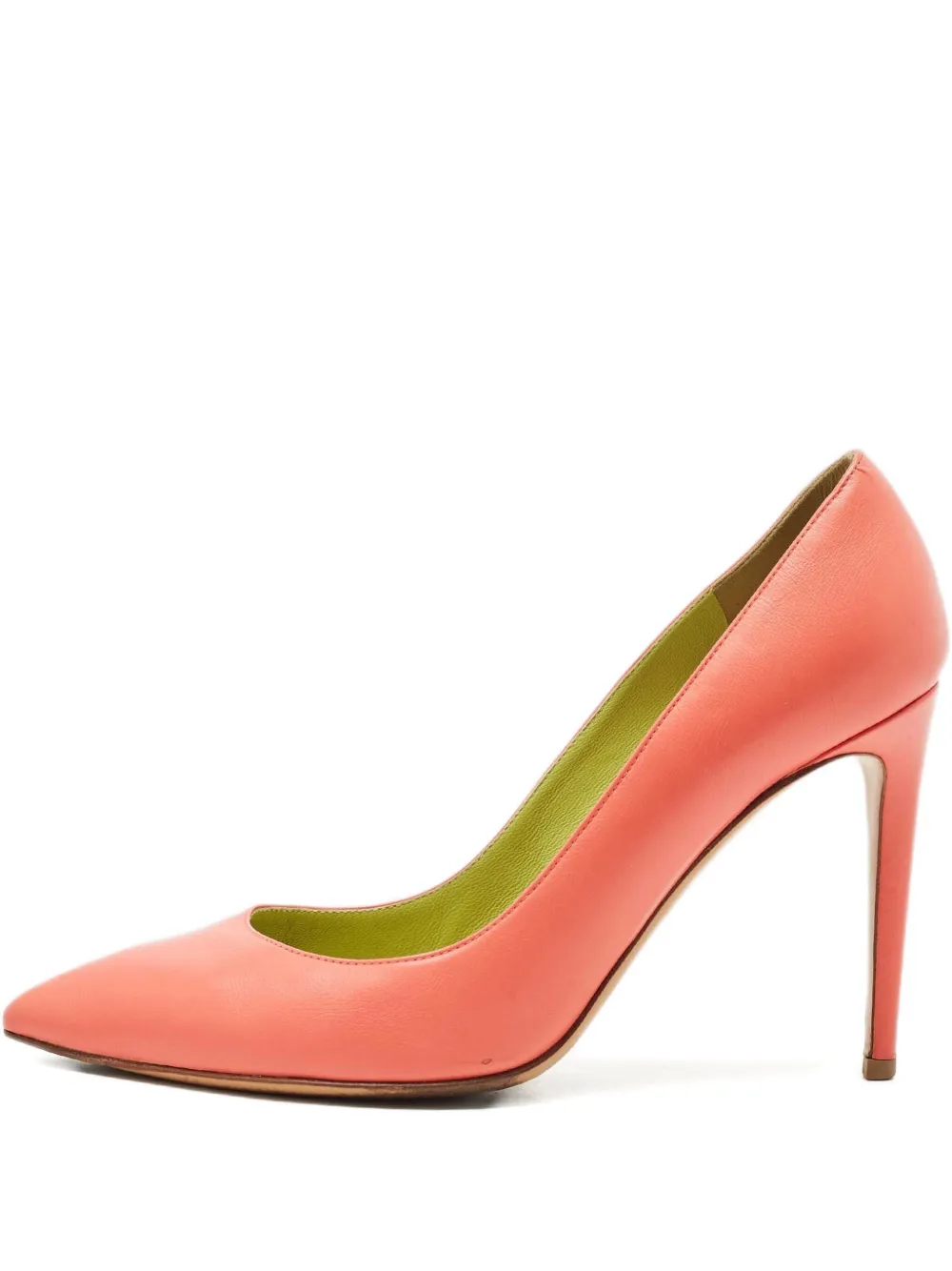 Click to view more detailed imagery on our partner's website Pre-owned Ralph Lauren Vintage 105mm Leather Pumps In Pink
