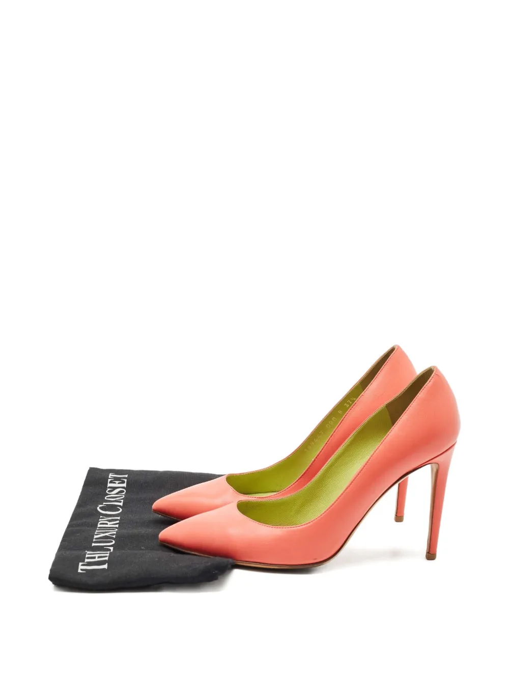 RALPH LAUREN VINTAGE Pre-owned 105mm Leather Pumps In Pink