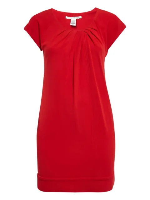 Diane Von Furstenberg Vintage Abito corto con pieghe