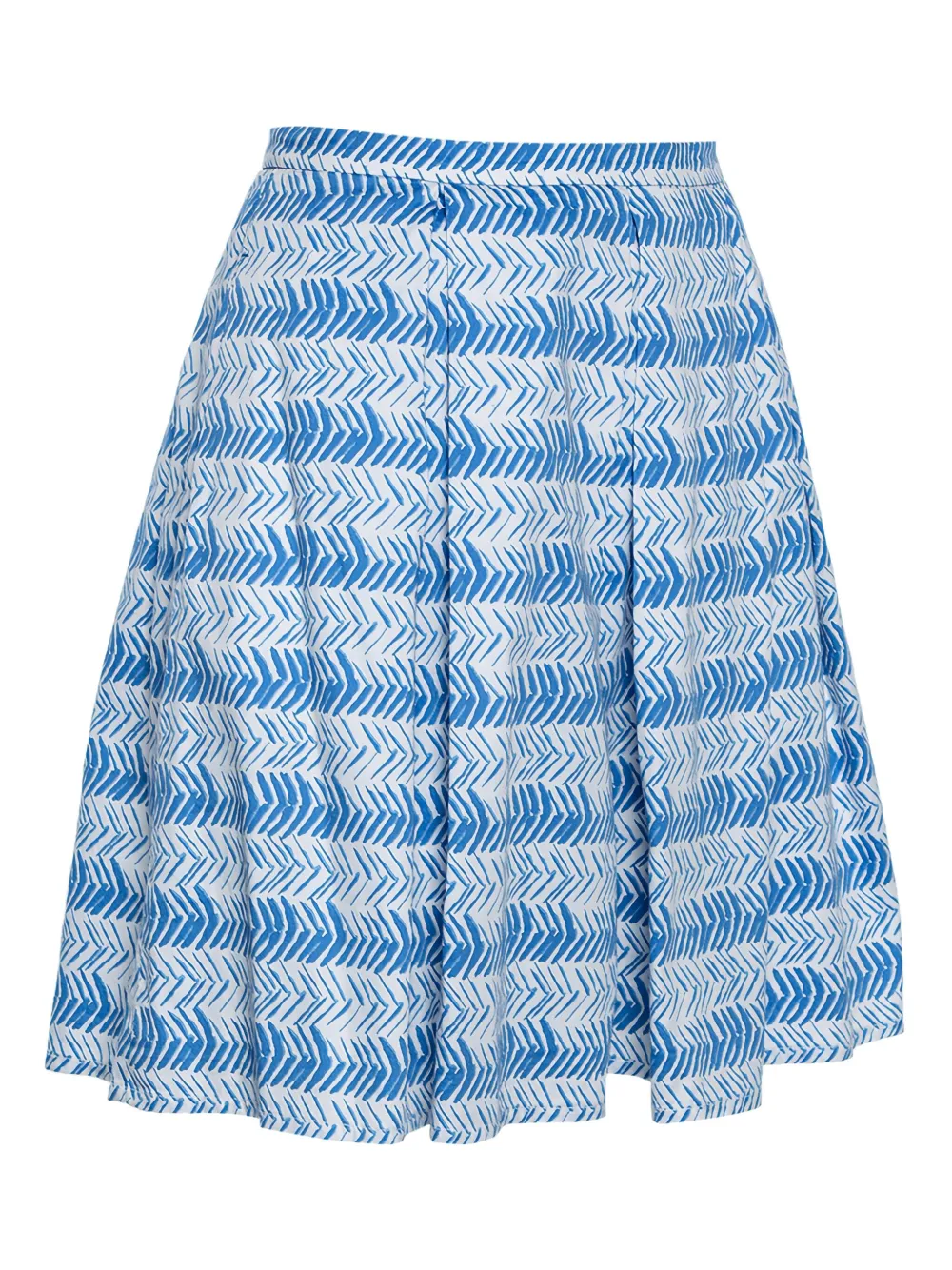 Weekend Max Mara Mini-plooirok met Arrow-print - Blauw