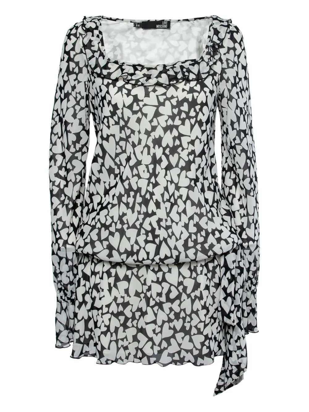 Moschino Pre-Owned 2023 heart-print dress | White | Image 1