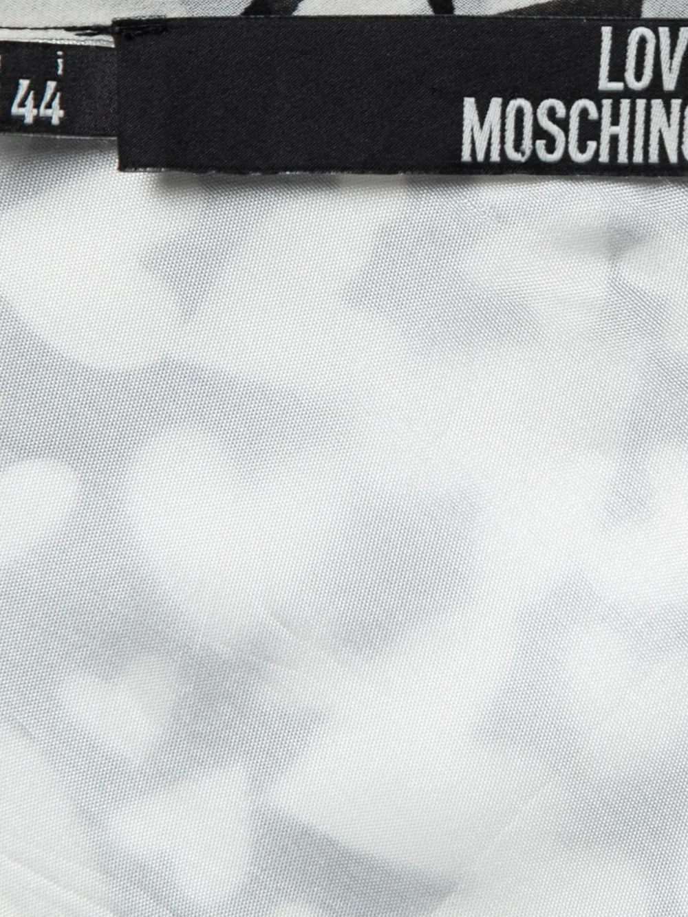 Pre-owned Moschino 2023 Heart-print Dress In White