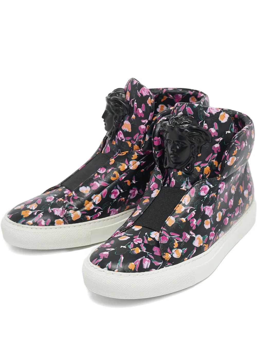 Versace Pre-Owned Sneakers Medusa a fiori - Nero