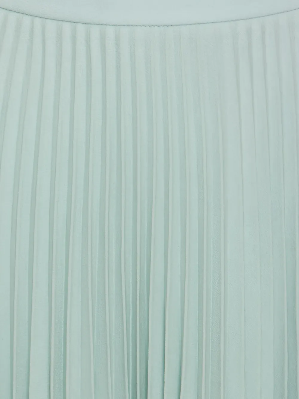 Pre-owned Christopher Kane Pleated Wool Mini Skirt In Green