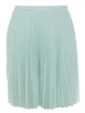 Christopher Kane pleated wool mini skirt - Green