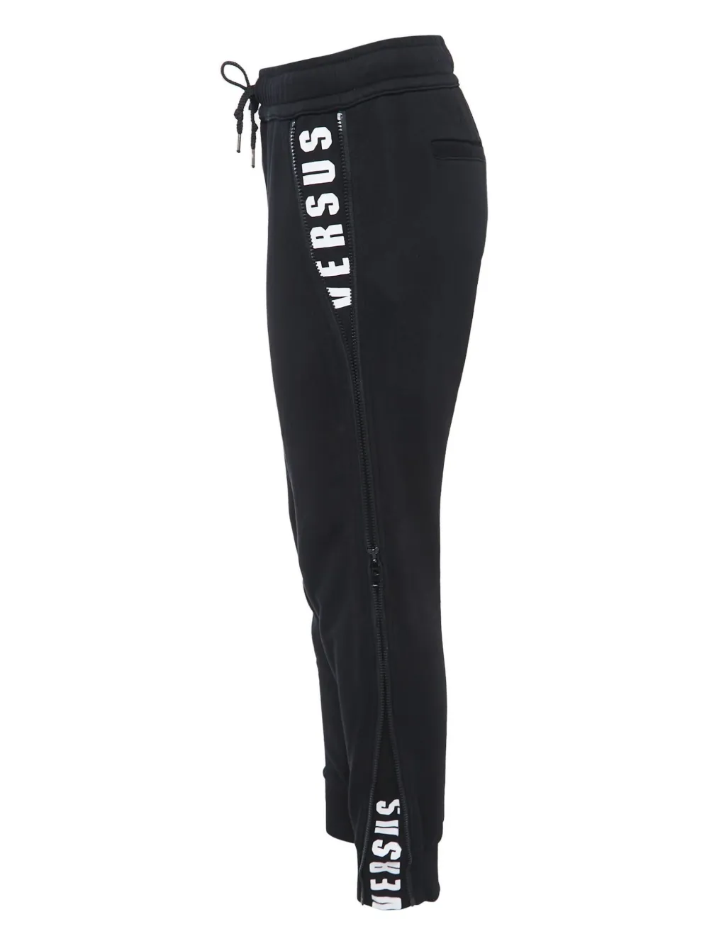 Pre-owned Versus Side-stripe Track Pants In Black