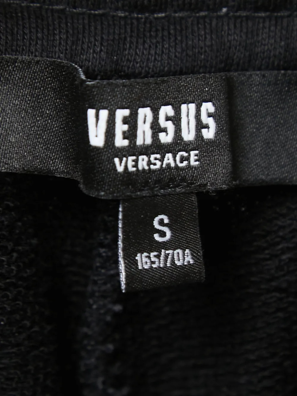 Pre-owned Versus Side-stripe Track Pants In Black