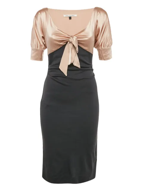 Diane Von Furstenberg Vintage bow-detail midi dress