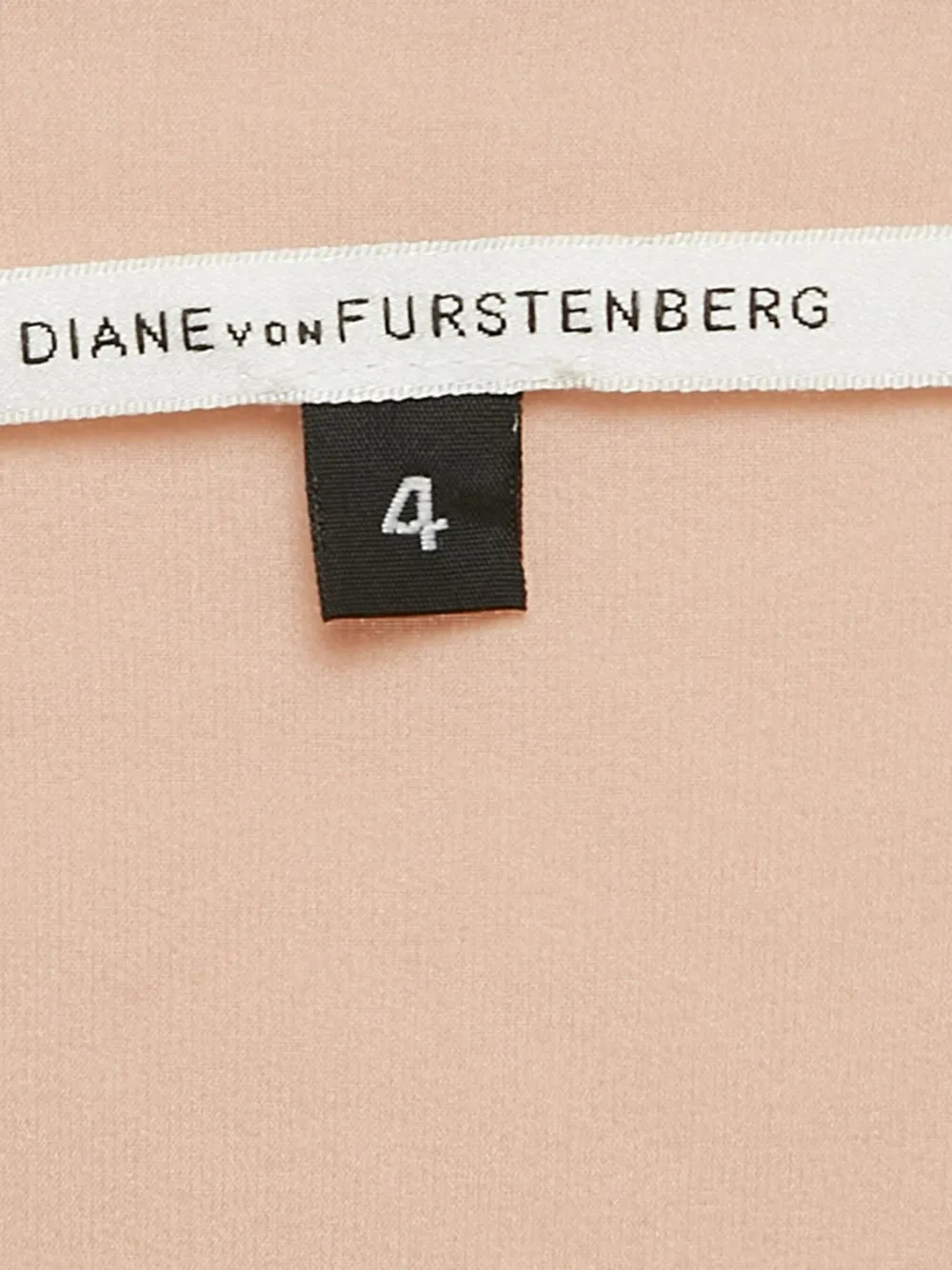Pre-owned Diane Von Furstenberg Vintage Bow-detail Midi Dress In Pink