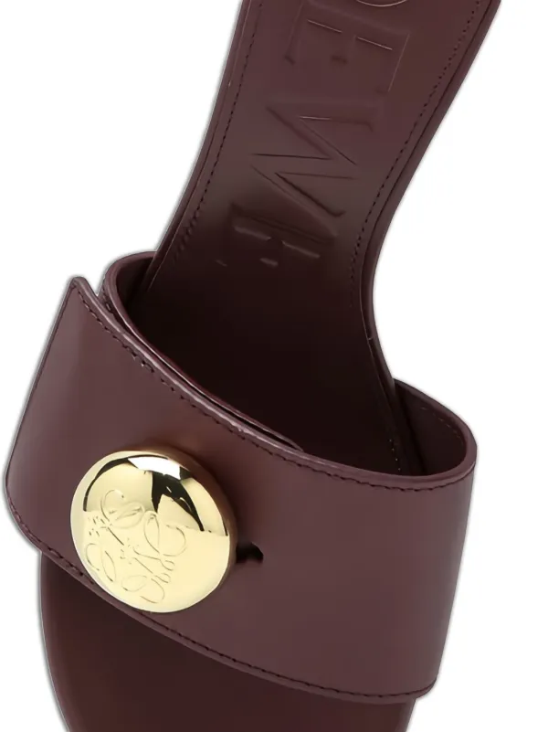 LOEWE レザーサンダル | レッド | FARFETCH JP