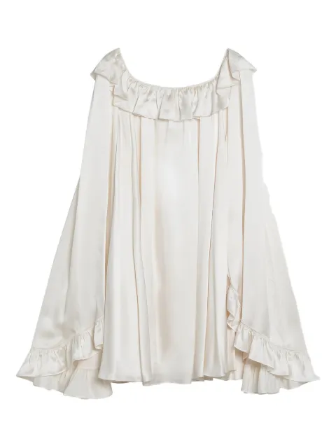 Chloé ruffled-sleeve mini dress