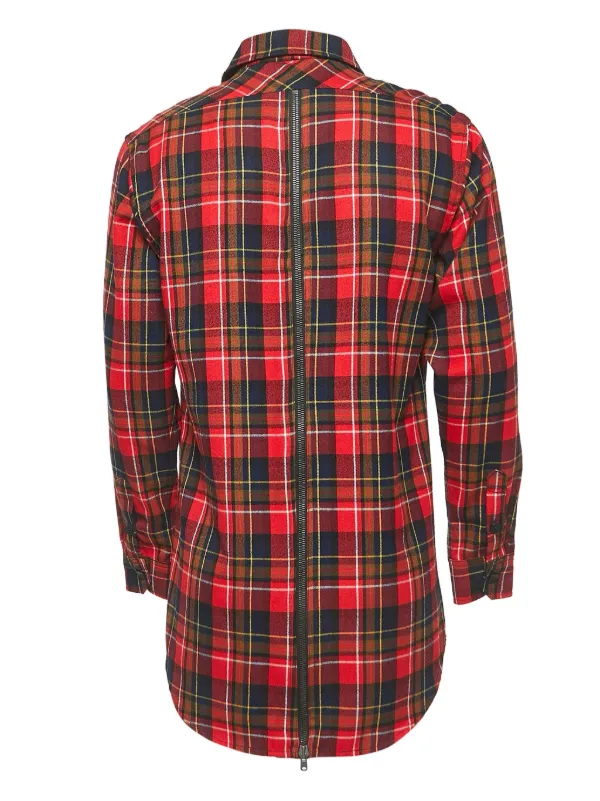 fear of god チェックシャツ　赤 Fear Of God check-print Shirt | Red | FARFETCH