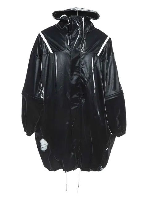 Givenchy Pre-Owned shiny panelled raincoat