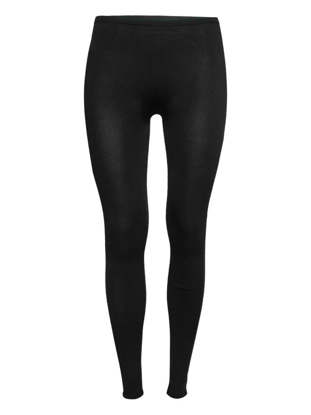 Pre-owned Valentino Mid-raise Leggings In Black