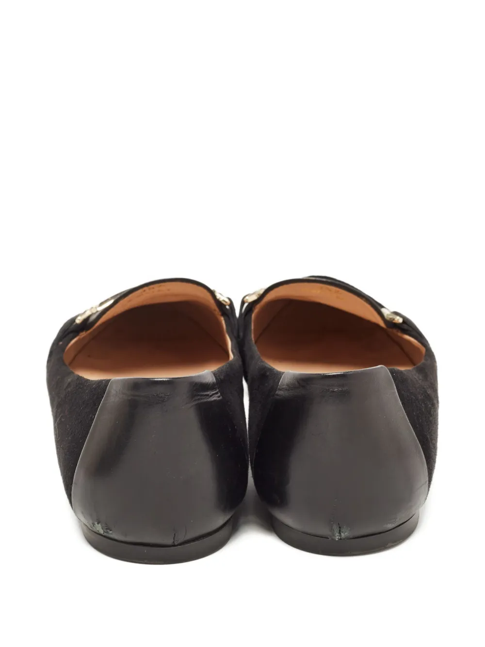 Tod's Vintage Suède loafers met banddetail - Zwart