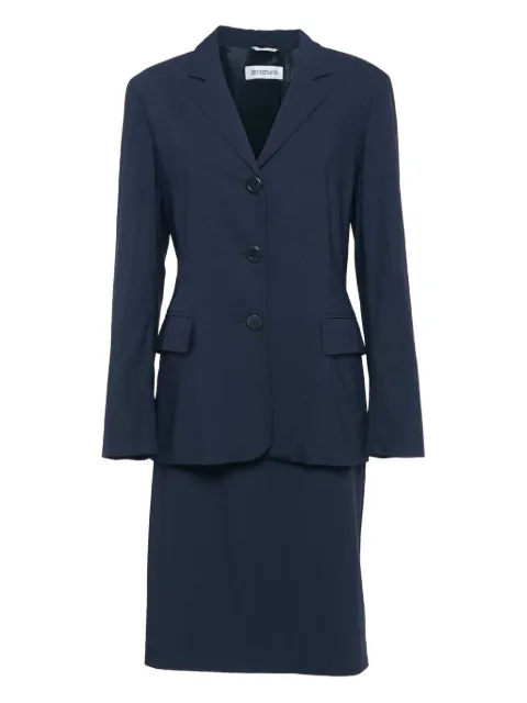 Sportmax Vintage button-fastening skirt suit