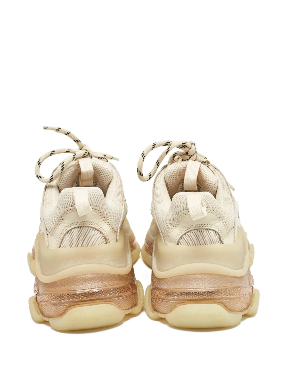 Balenciaga Pre-Owned Triple S leren sneakers - Beige