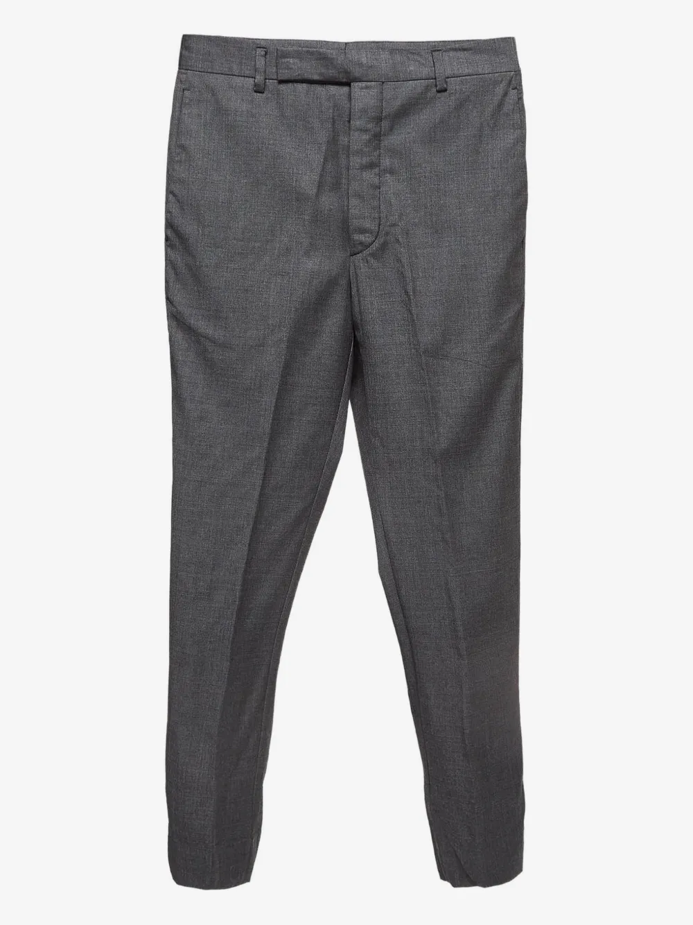 Prada Pre-Owned 2024 Wool Pleated trousers | Grey | Image 1