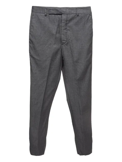 Prada Pre-Owned pantalones de lana con pinzas 2024